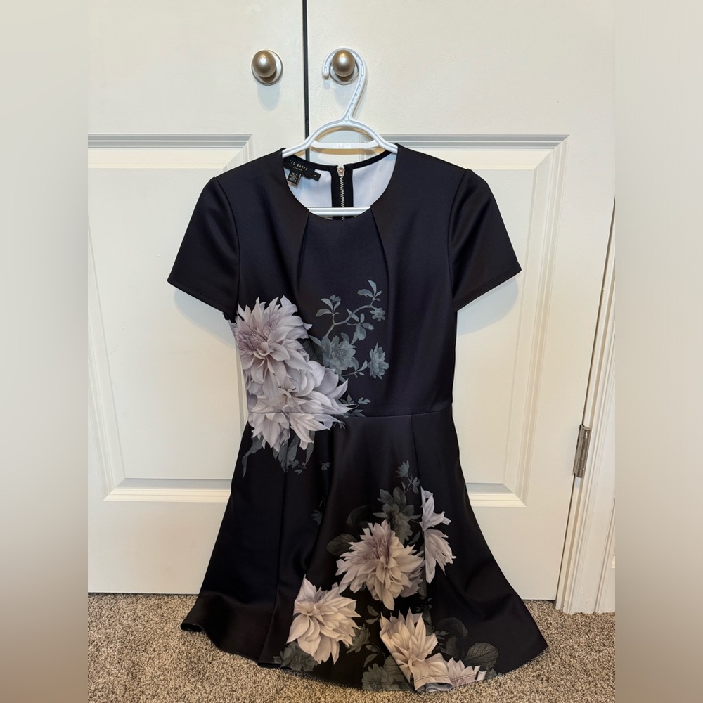 Ted Baker, Black Dress, Size 1